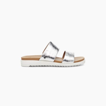 UGG Zyle Metallic - Badesandaler Dame - Sølv (NO-Y400)